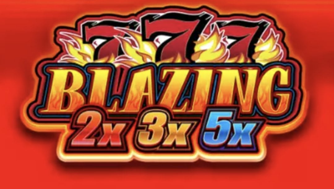 Loading screen to Blazing 777 2x3x5x by Playzido (Light and Wonder).