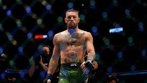 Conor McGregor prepare to fight Dustin Poirier in a UFC 264 lightweight mixed martial arts bout Saturday, July 10, 2021.