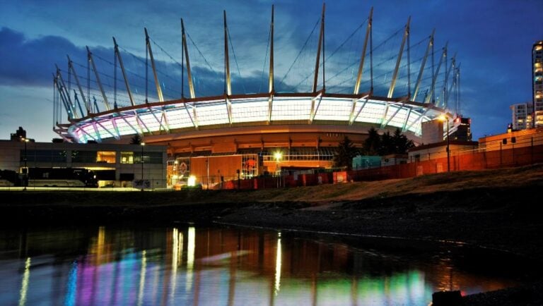A photo of BC Place.